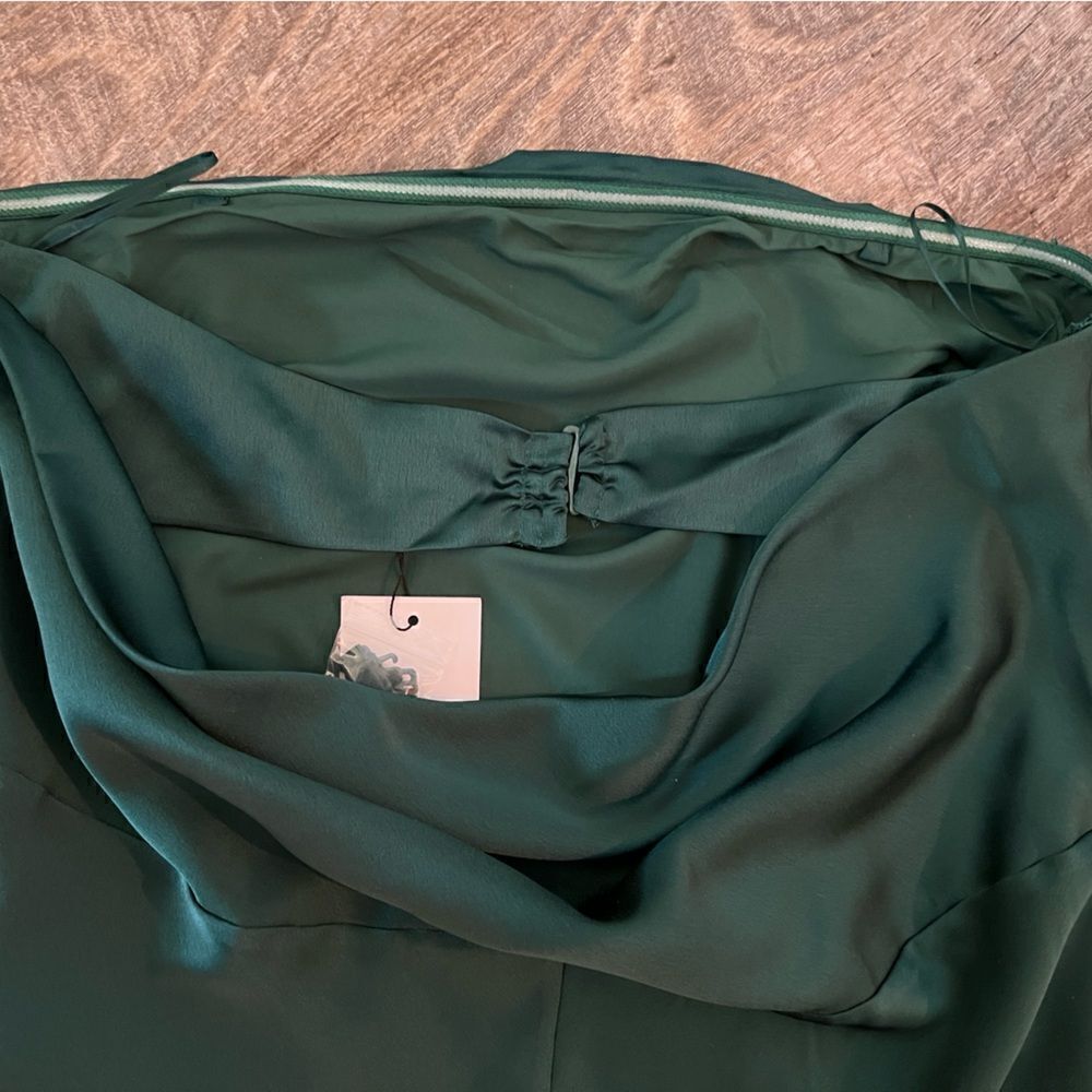 Sugarlips Plus Open Back Satin Maxi Dress- Size 1X - Picture 6 of 10